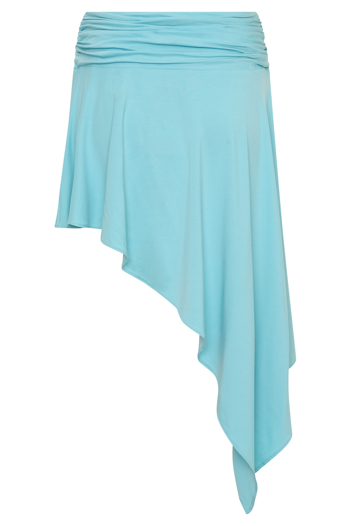 Talise Modal Hankie Midi Skirt - Aqua Blue #8