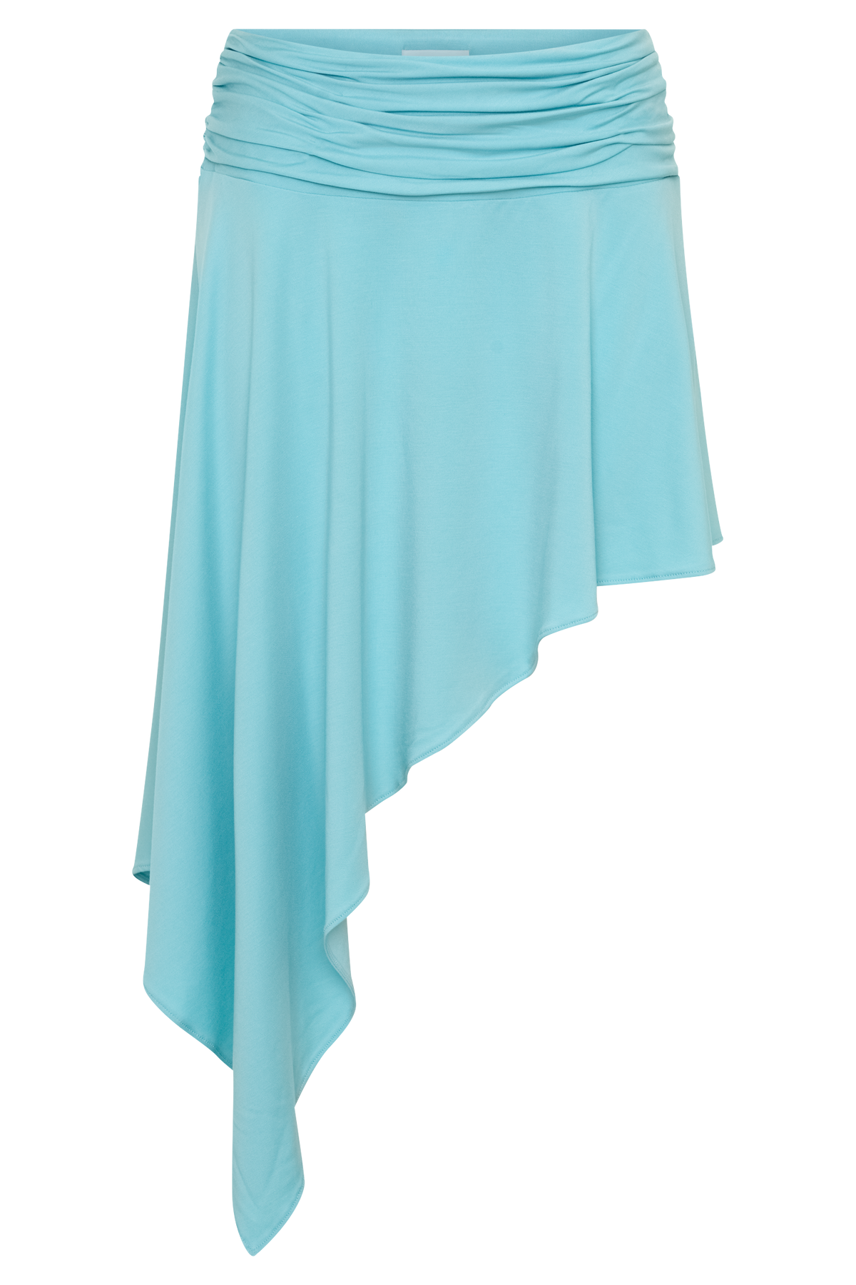 Talise Modal Hankie Midi Skirt - Aqua Blue