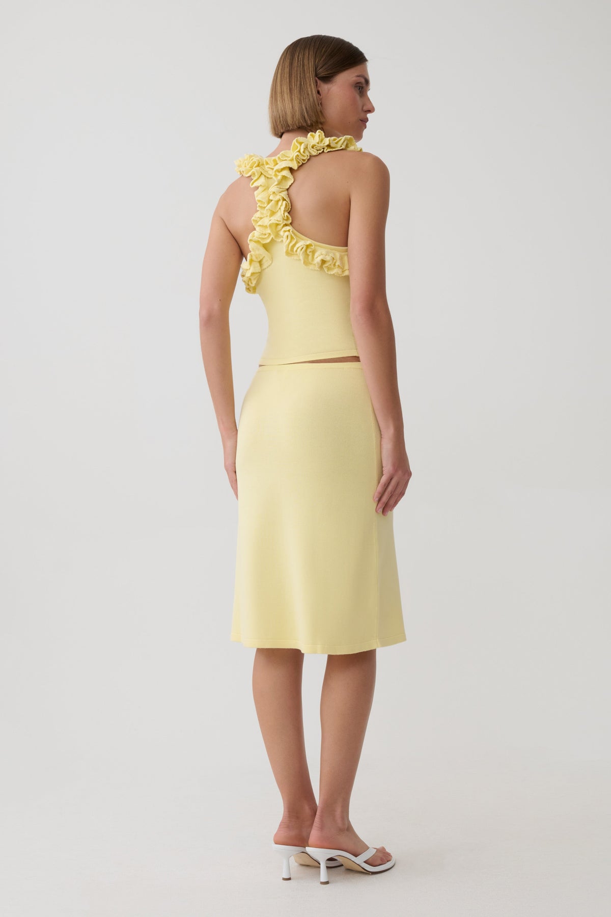 Tayler Knit Skirt - Butter