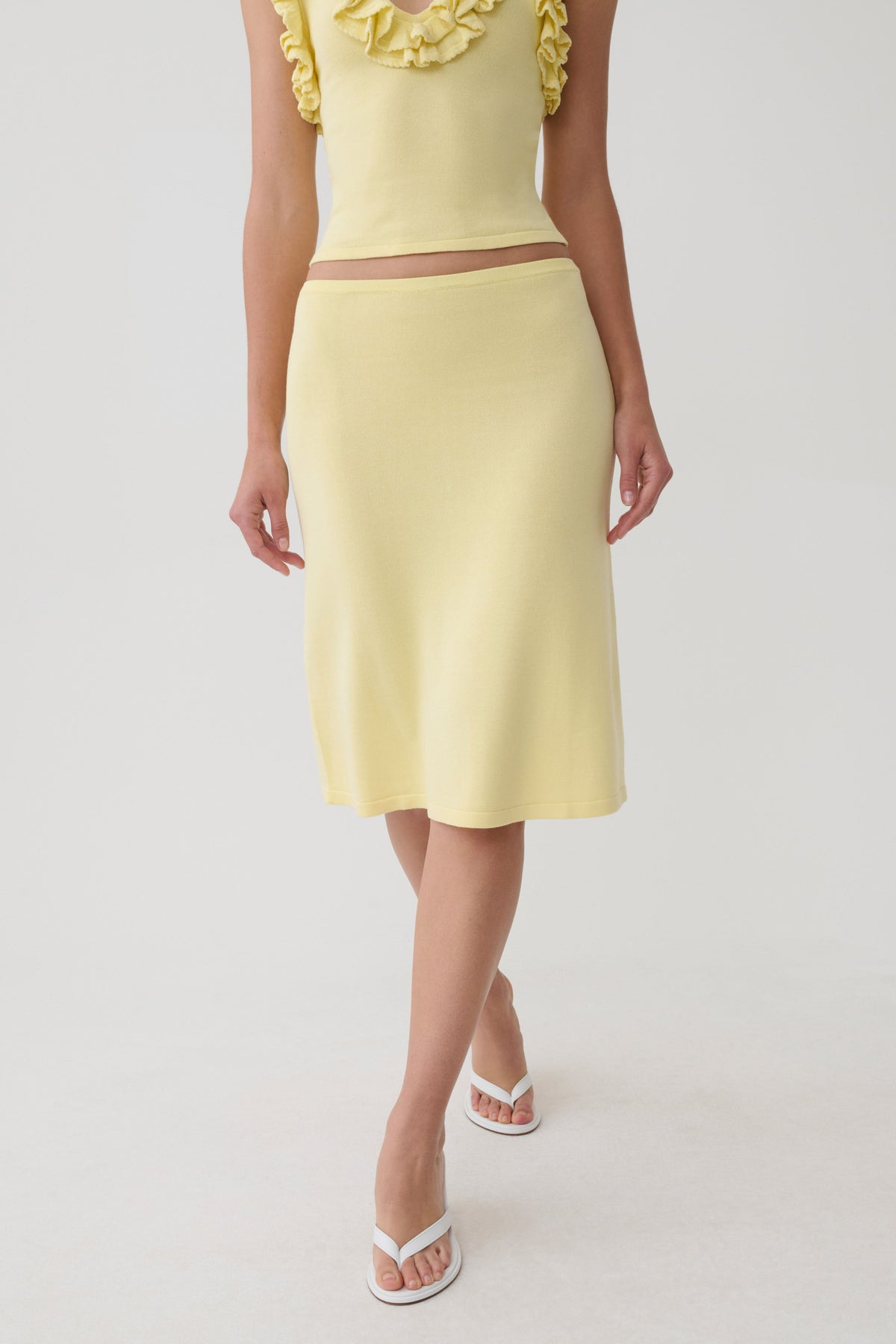Tayler Knit Skirt - Butter #6
