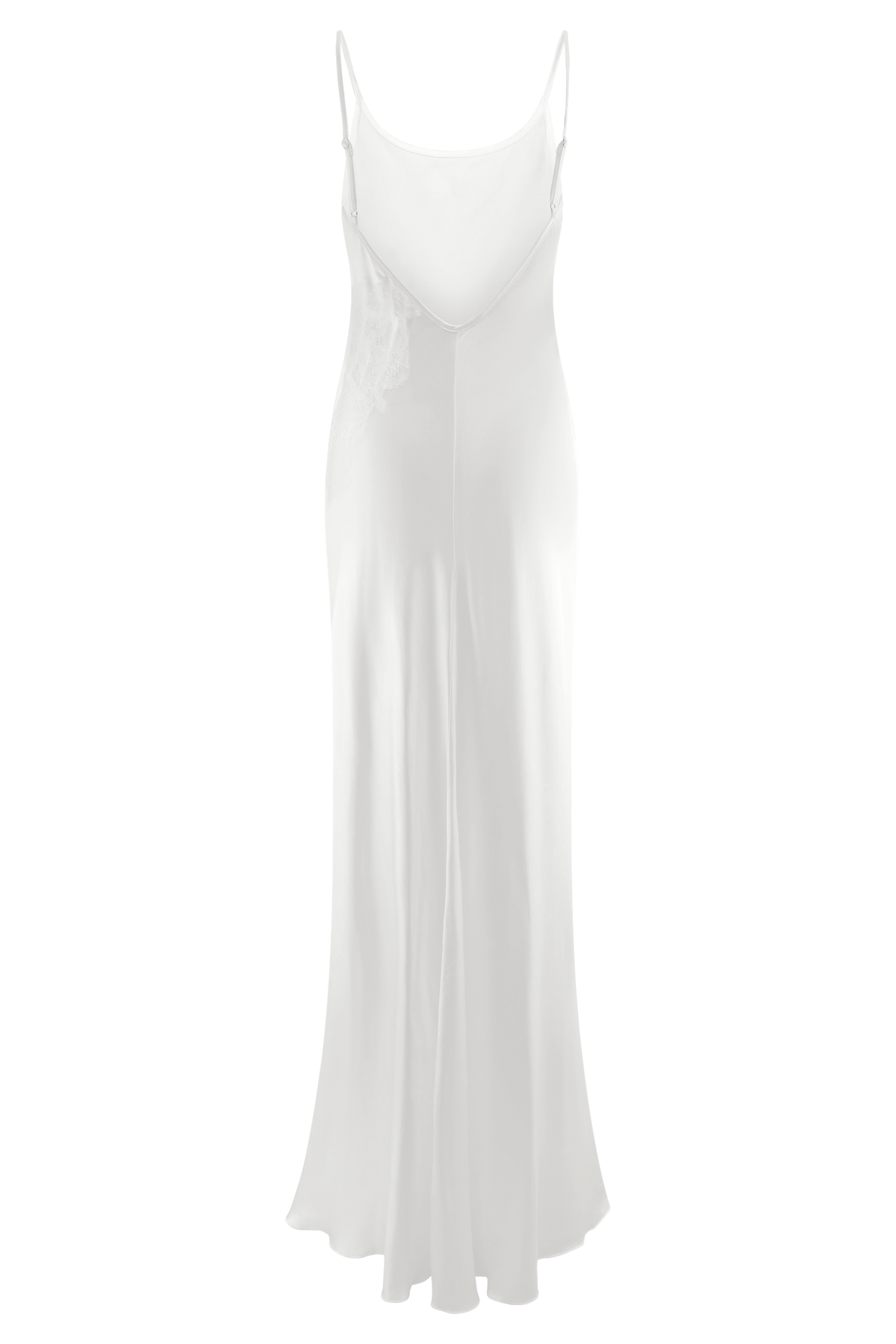 Saylor Satin Slip Maxi Dress - Ivory #8