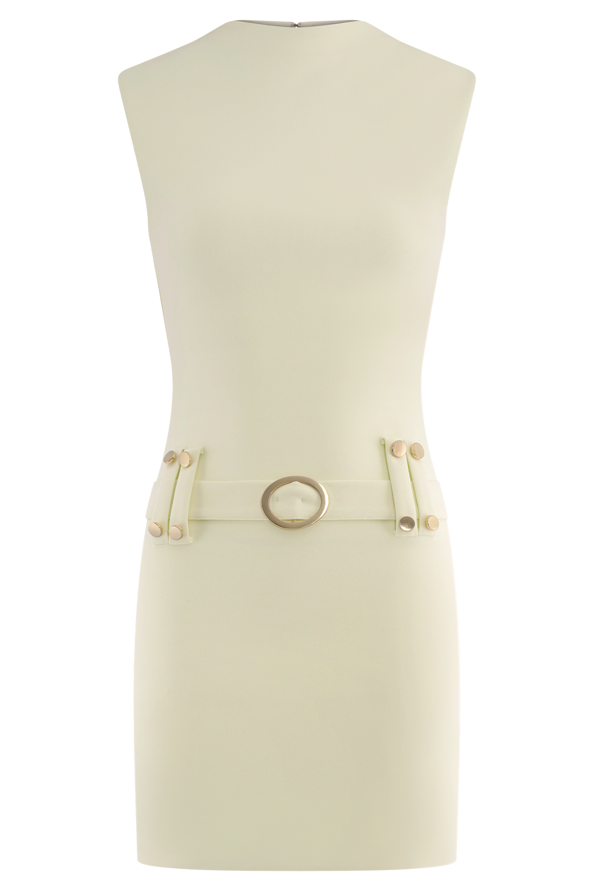 Scheana Stretch Crepe Mini Dress - Ivory