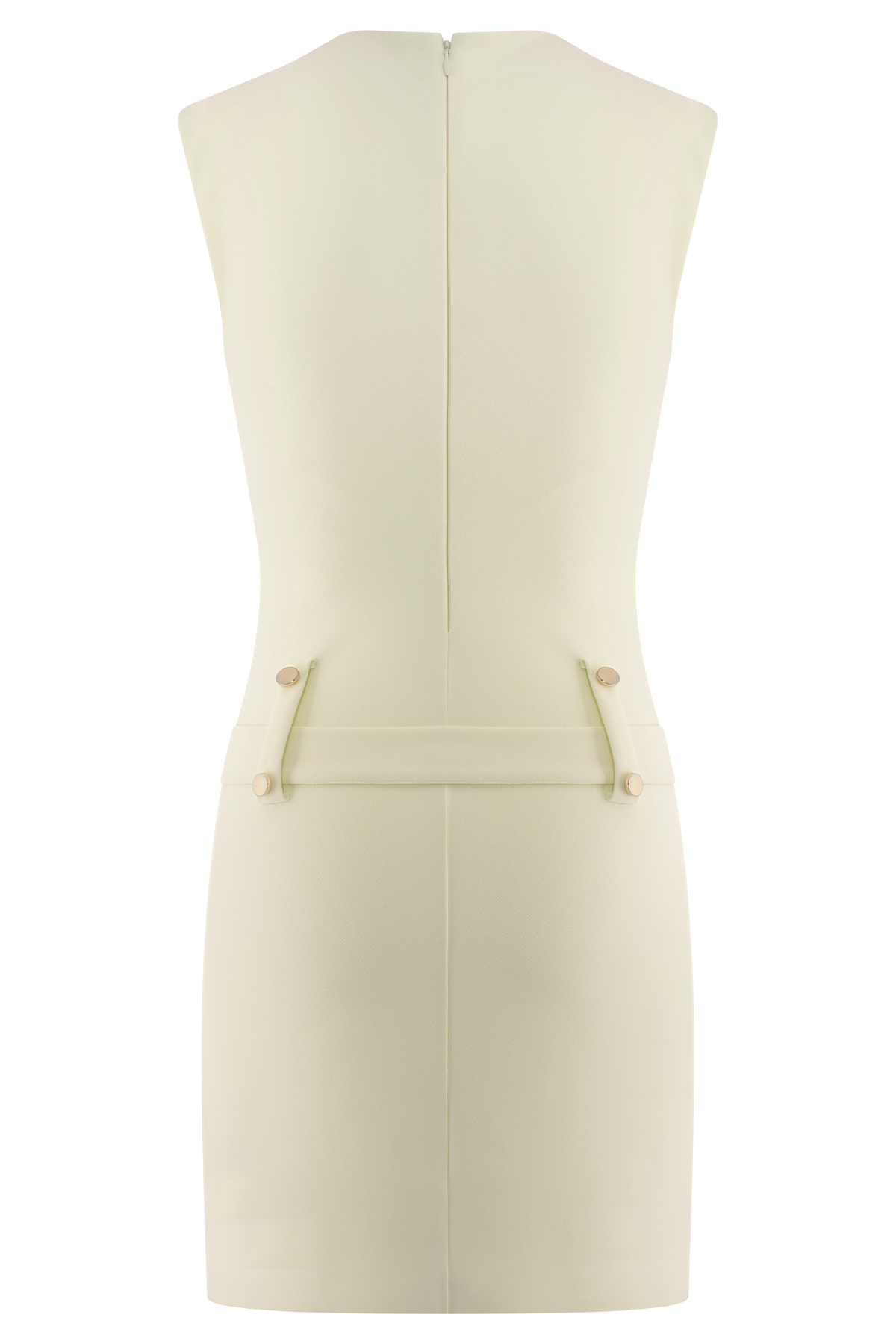 Scheana Stretch Crepe Mini Dress - Ivory