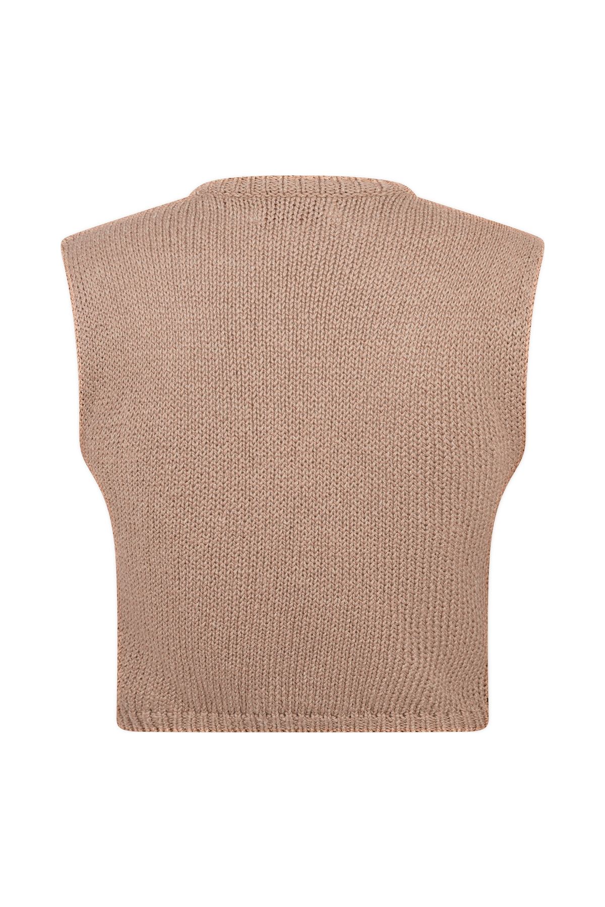 Sloane Overlay Knit Top - Latte #6