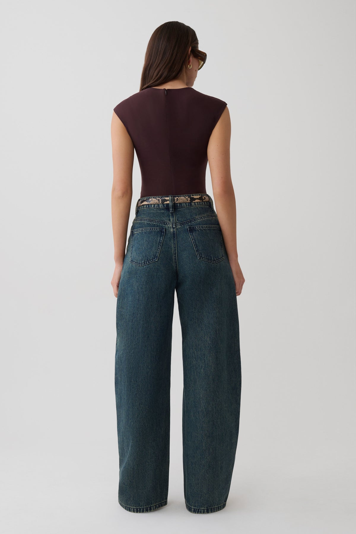 Tayla Sleeveless Bodysuit - Chocolate #4