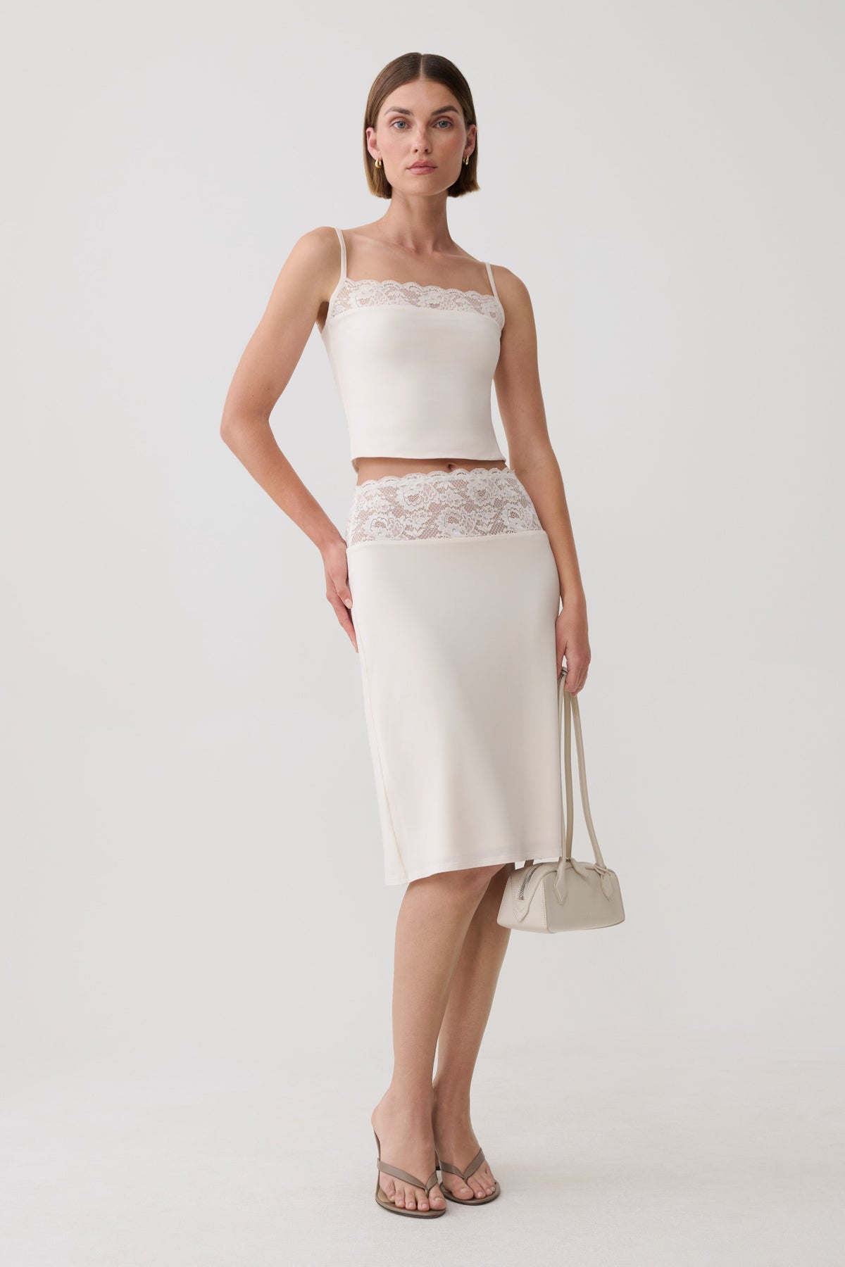 Elia Smooth Modal Top - Ivory #6