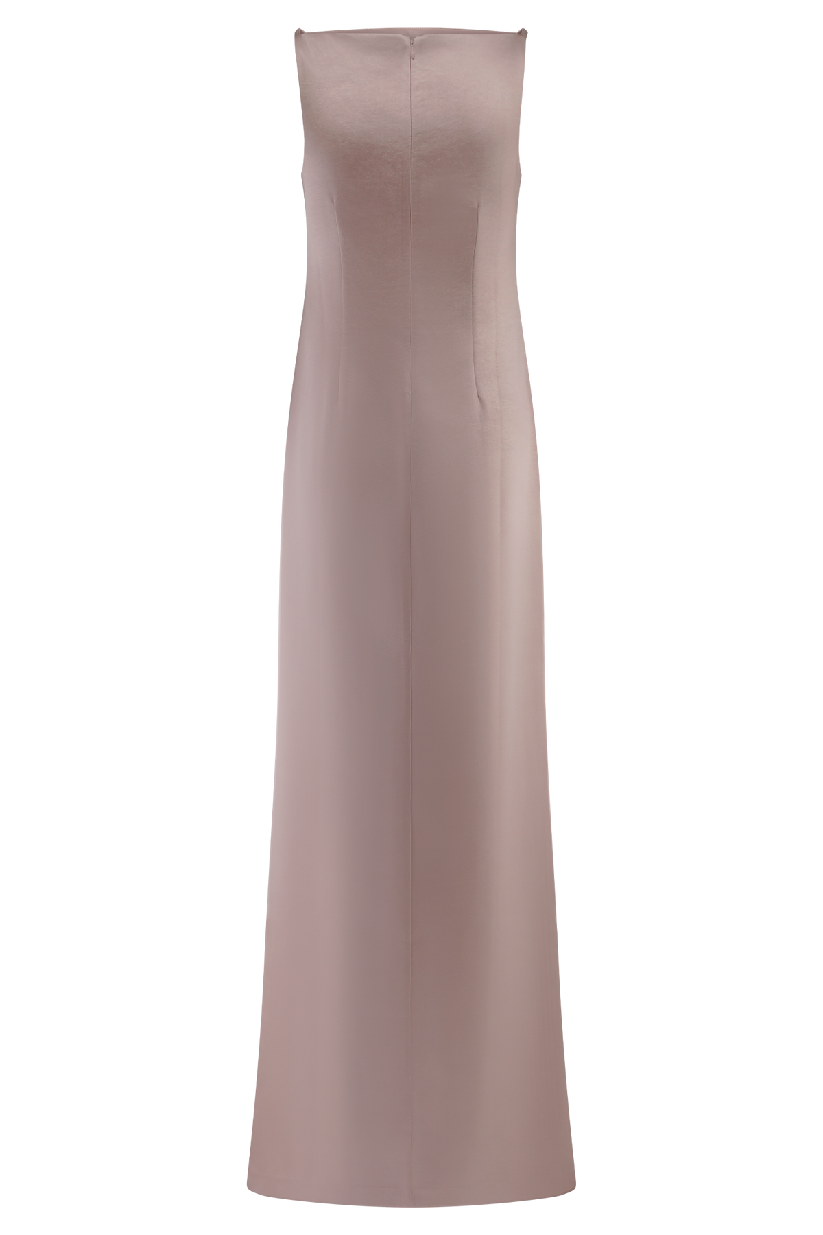Violet Sleeveless Satin Maxi Dress - Soft Pink #13
