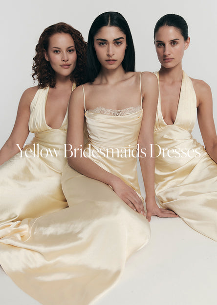 Yellow Bridesmaids Dresses