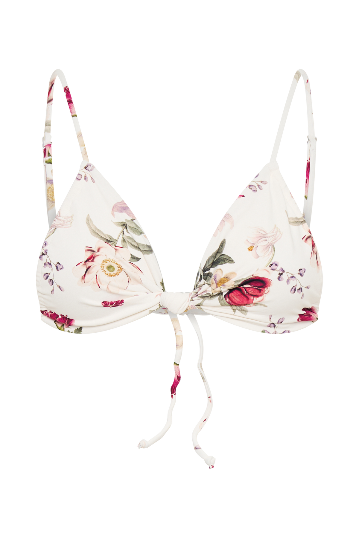 Rosmunda Ruched Bikini Top - Bella Rosa Print #11