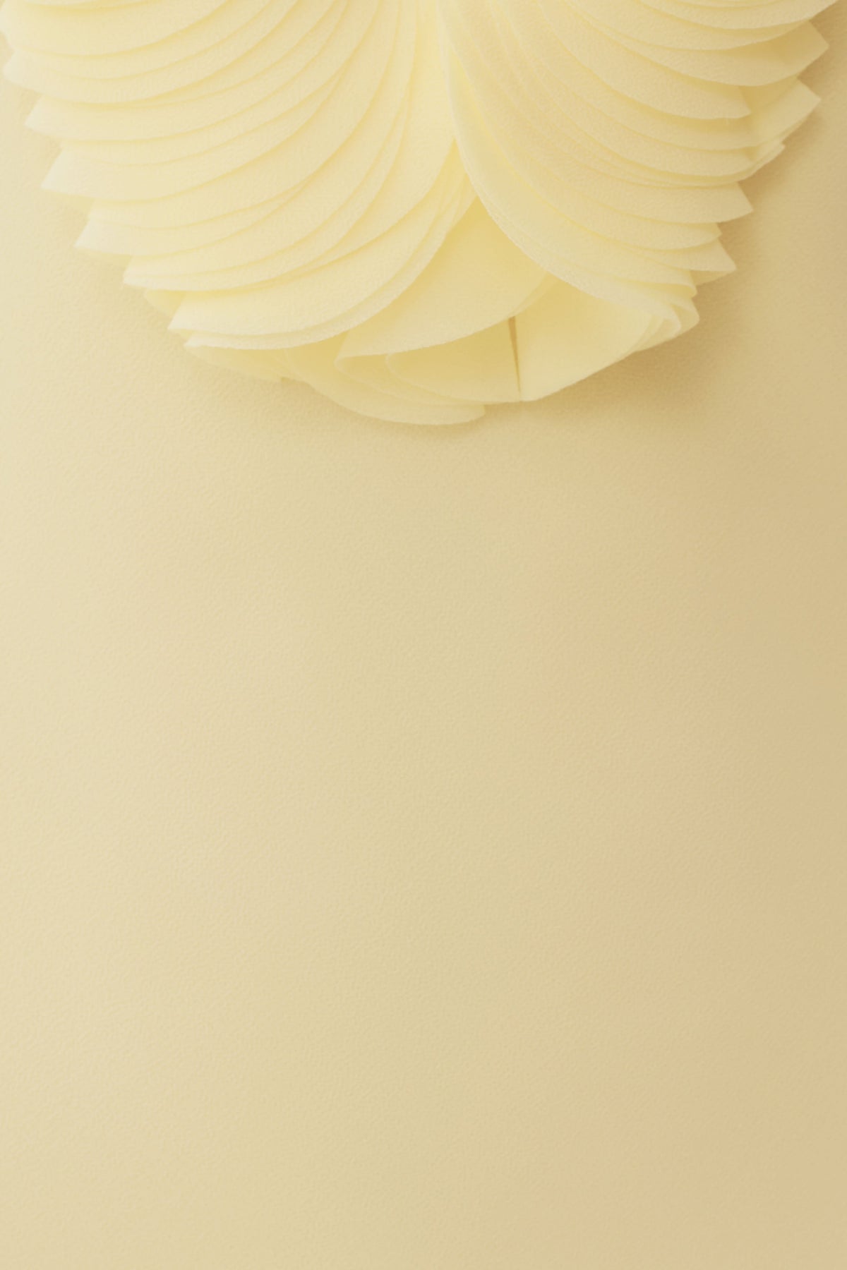 Floriane Chiffon Halter Maxi Dress - Lemon #5