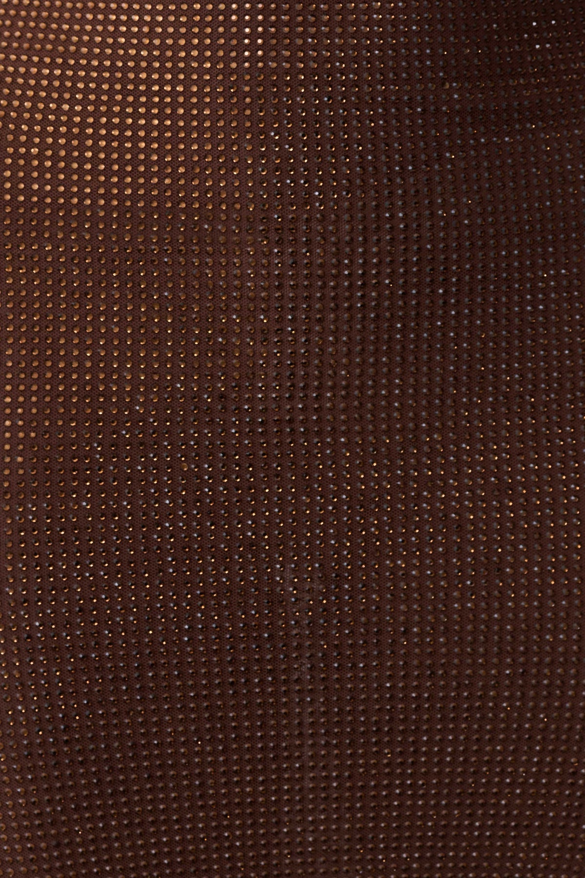 Elani Diamante Maxi Dress - Chocolate