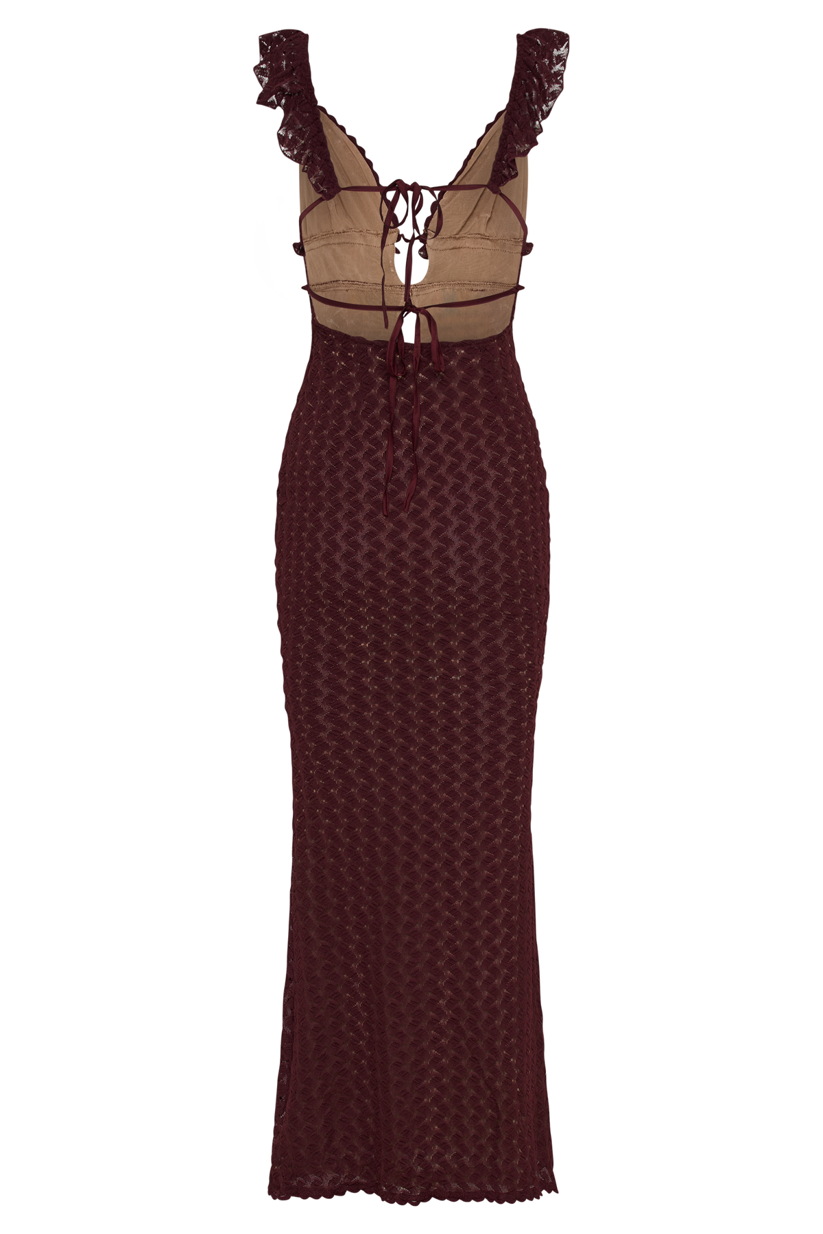 Ezra Lace Maxi Dress - Plum #8